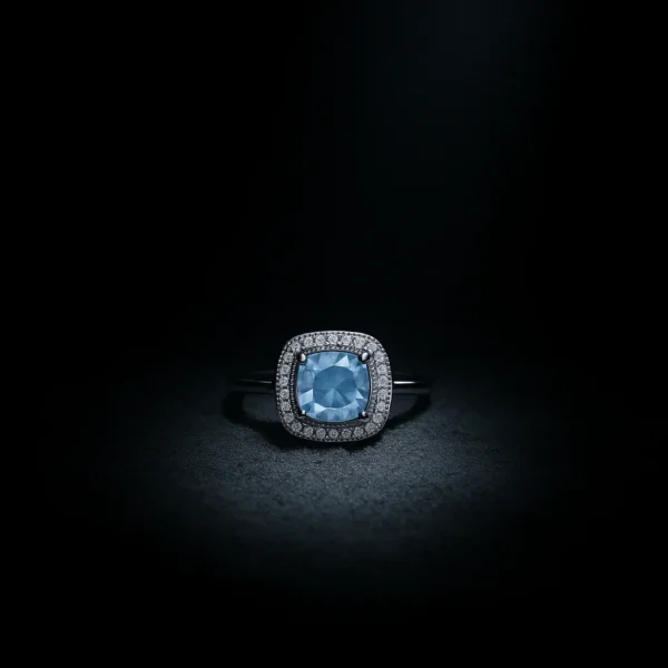 Azure Radiance Halo Ring - Image 2