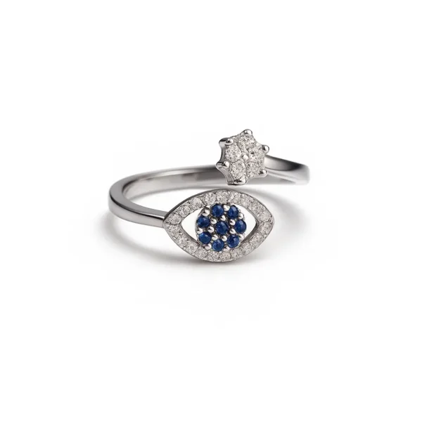 Mystical Bloom Adjustable Ring
