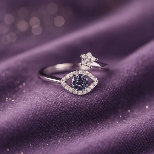 Mystical Bloom Adjustable Ring - Image 2