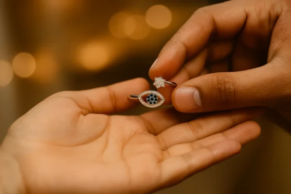 Mystical Bloom Adjustable Ring - Image 3