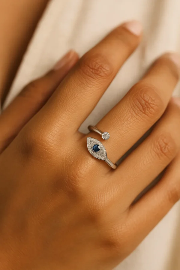 Mystical Gaze Adjustable Ring - Image 3