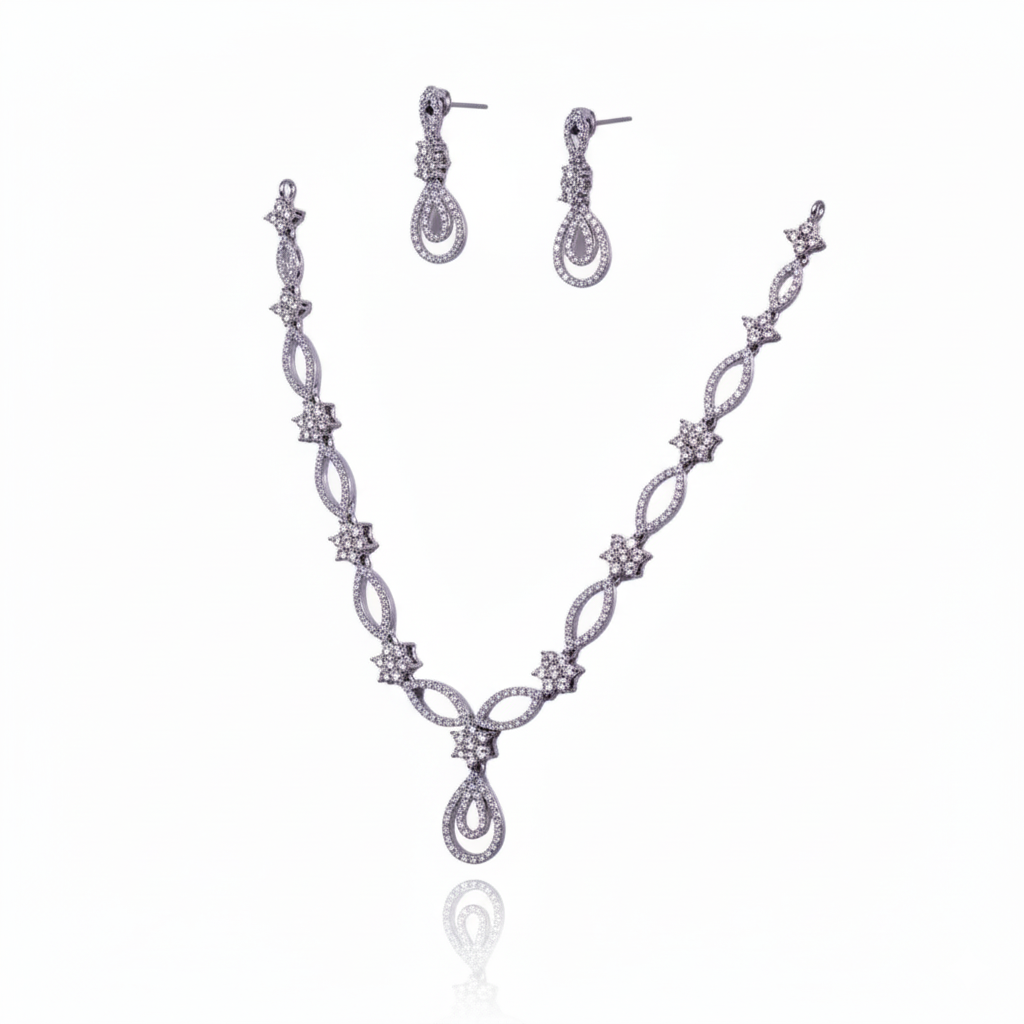 ETERNAL LACE STARBURST PAVÉ STERLING JEWELRY SET 1 ETERNAL LACE STARBURST PAVÉ STERLING JEWELRY SET by Jwelfly