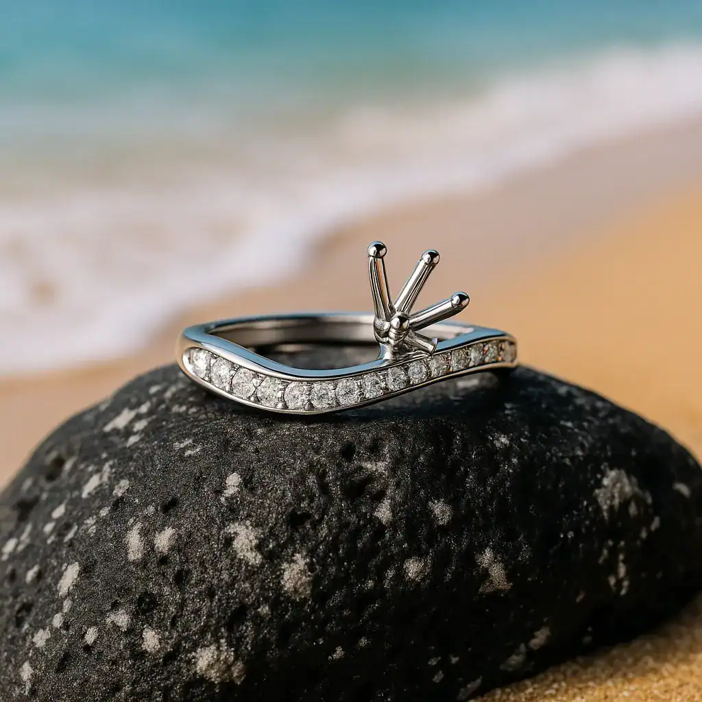 Ethereal Embrace Ring Setting 3 Ethereal Embrace Ring Setting - Image 3