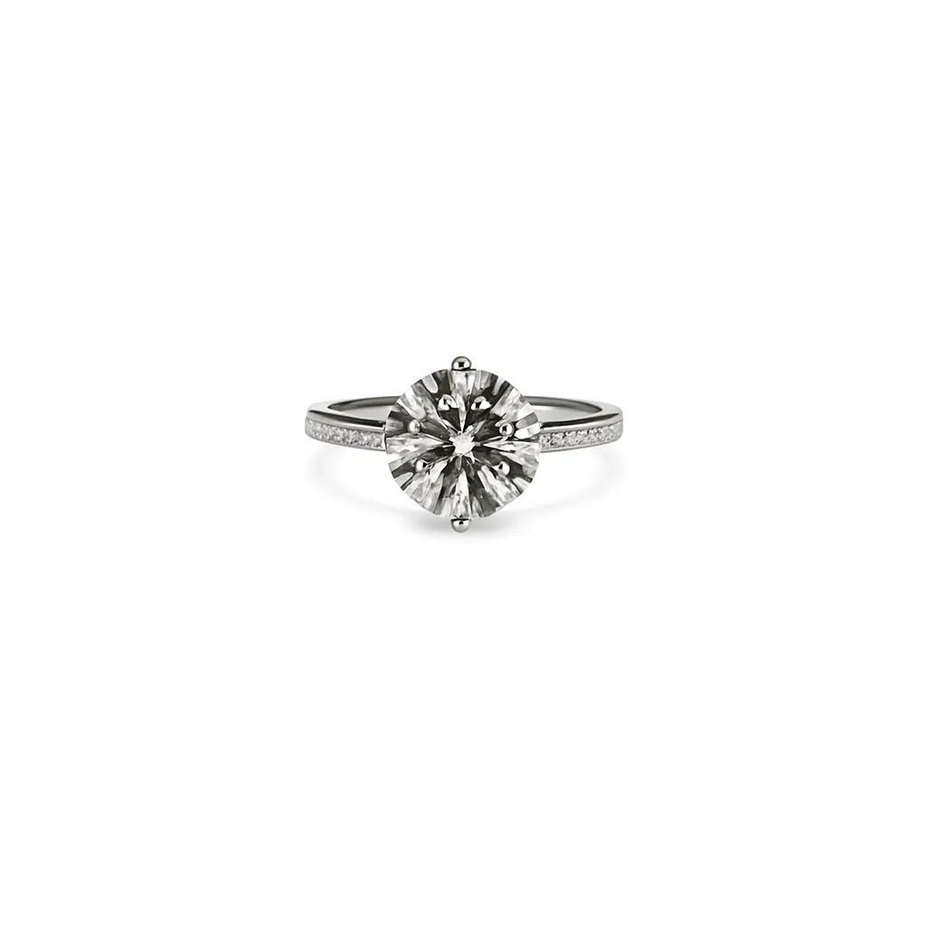 Solitaire Sparkle Sterling Ring 1 Solitaire Sparkle Sterling Ring